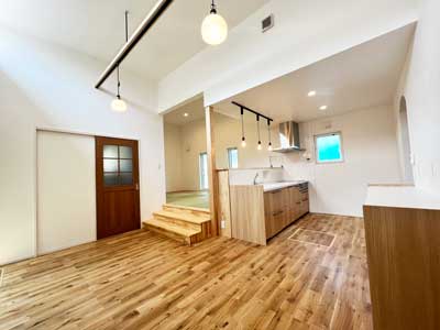 プライベートガーデンのある暮らし-ダイニング